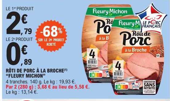 rôti de porc à la broche "fleury michon"