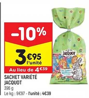 sachet variété jacquot
