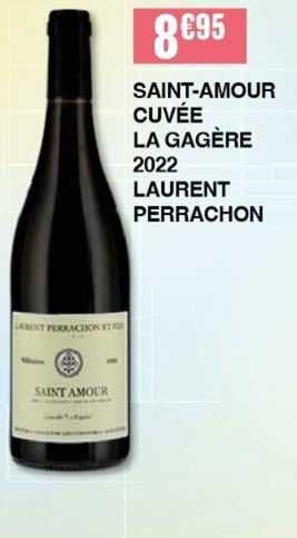 saint-amour cuvée la gagère 2022 laurent perrachon
