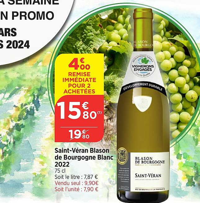 saint-véran blason de bourgogne blanc 2022