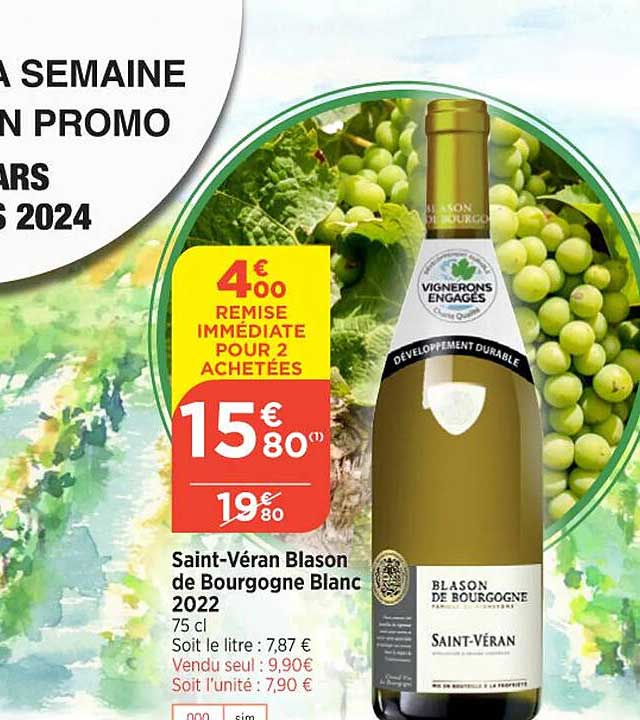 Saint-véran Blason De Bourgogne Blanc 2022