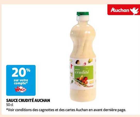 Sauce Crudité Auchan