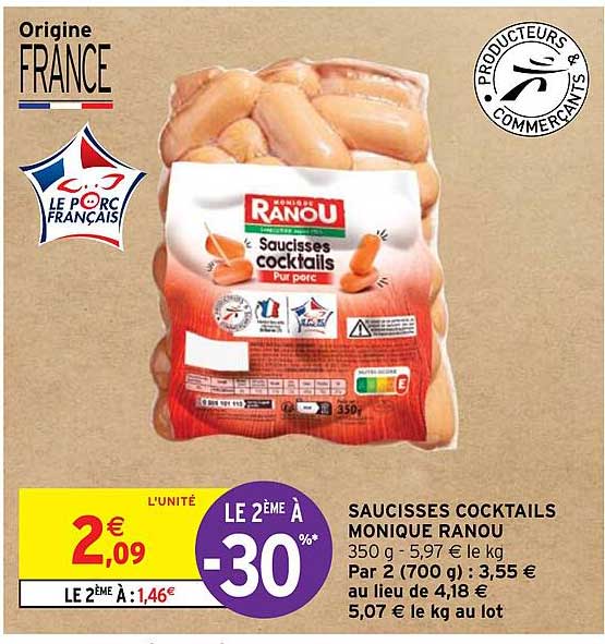 saucisses cocktails monique ranou