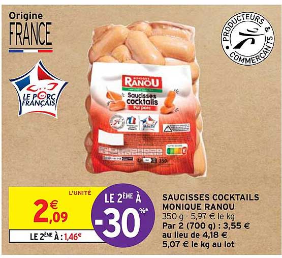 saucisses cocktails monique ranou