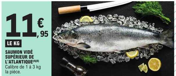 Saumon Vidé Supérieur De L'atlantique