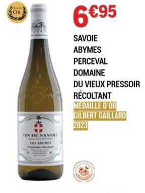 savoie abymes perceval domaine du vieux pressoir récoltant