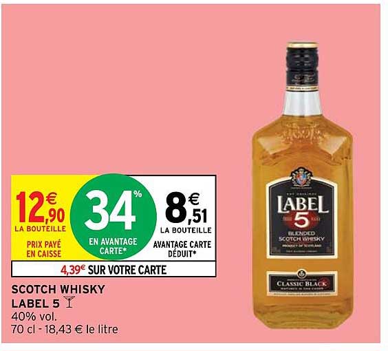 Scotch Whisky Label 5