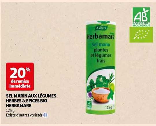 Sel Marin Aux Légumes, Herbes & épices Bio Herbamare