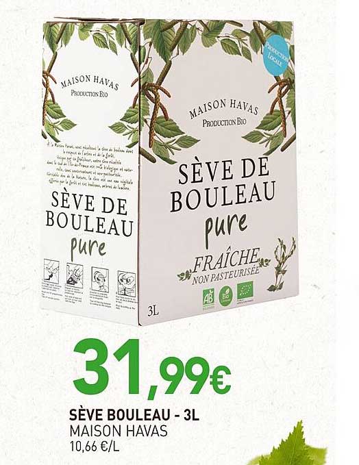 sève bouleau - 3l maison havas