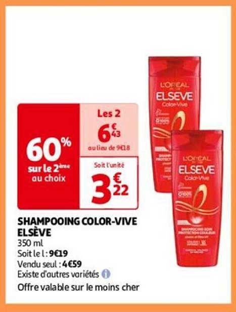 shampooing color-vive elsève