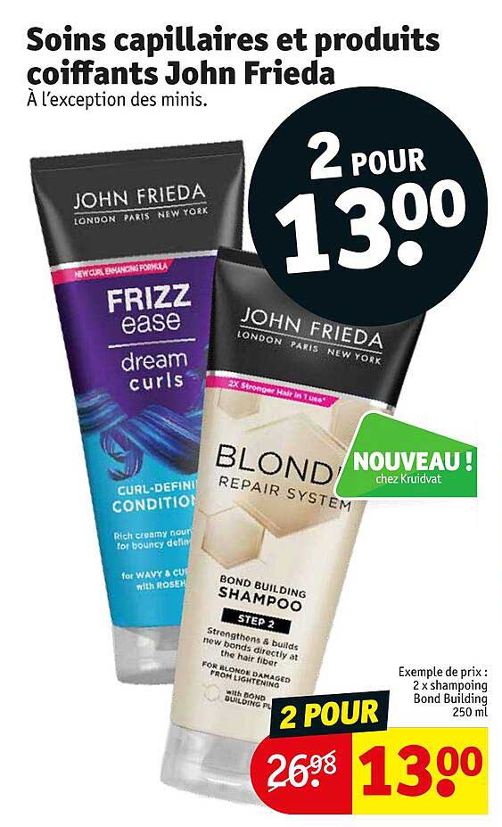 soins capillaires et produits coiffants john frieda