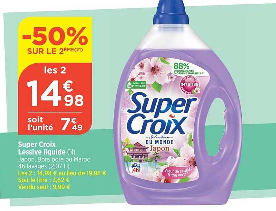 Super Croix Lessive Liquide