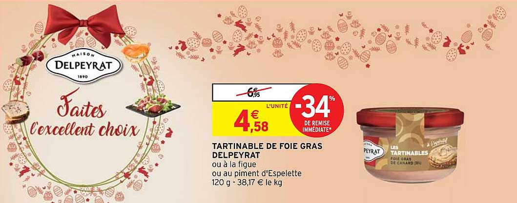 Tartinable De Foie Gras Delpeyrat -34% De Remise Immédiate