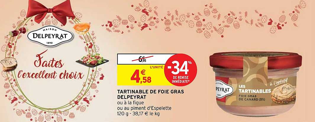 Tartinable De Foie Gras Delpeyrat