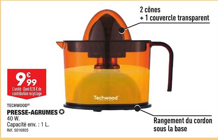 techwood presse-agrumes