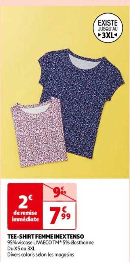 tee-shirt femme inextenso