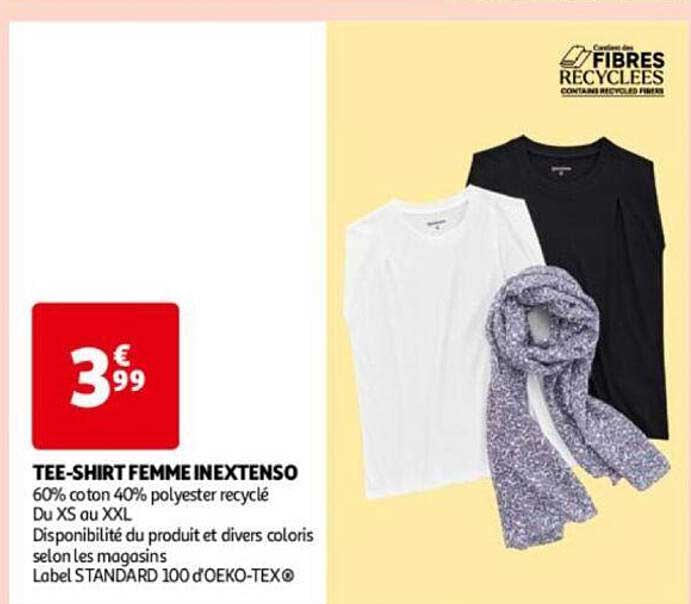 tee-shirt femme inextenso