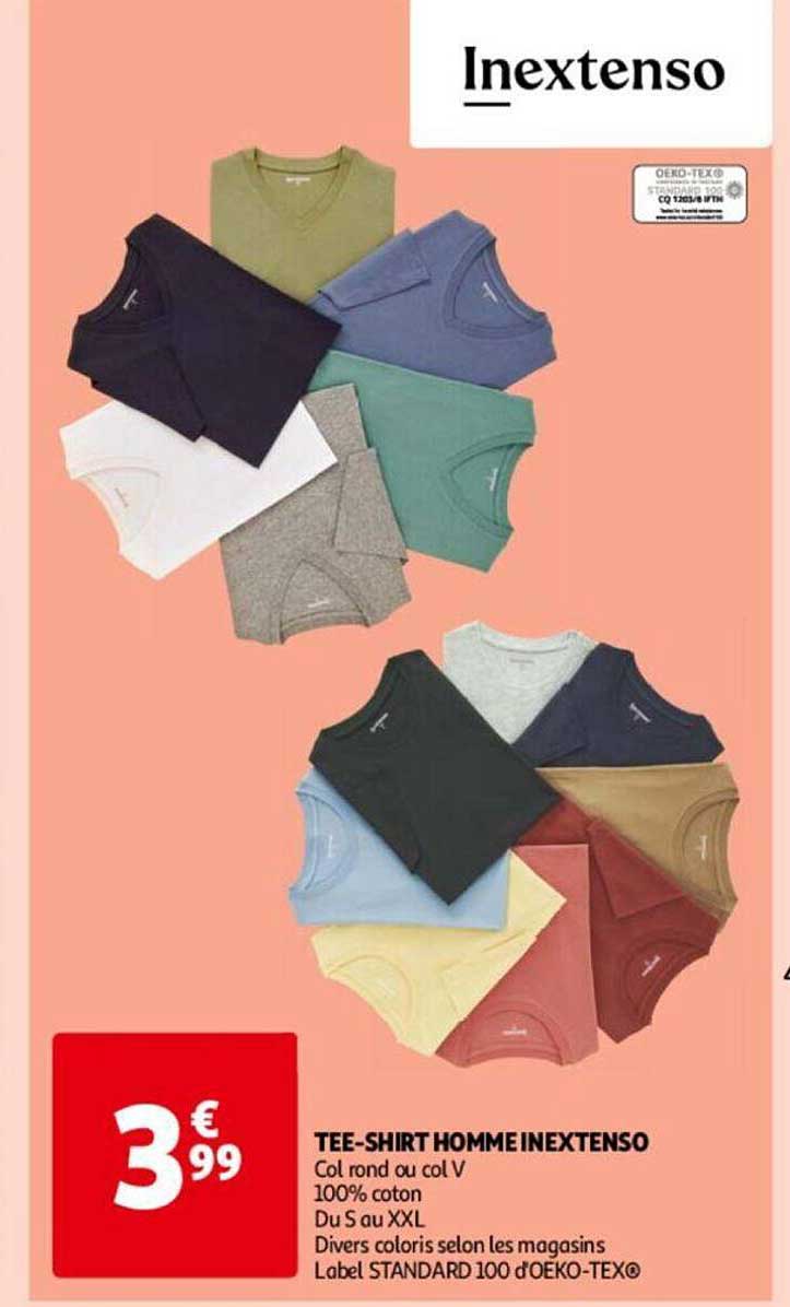 tee-shirt homme inextenso