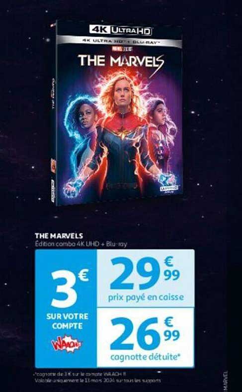 the marvels édition combo 4k uhd + blu-ray