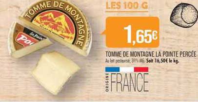 tomme de montagne la point percée