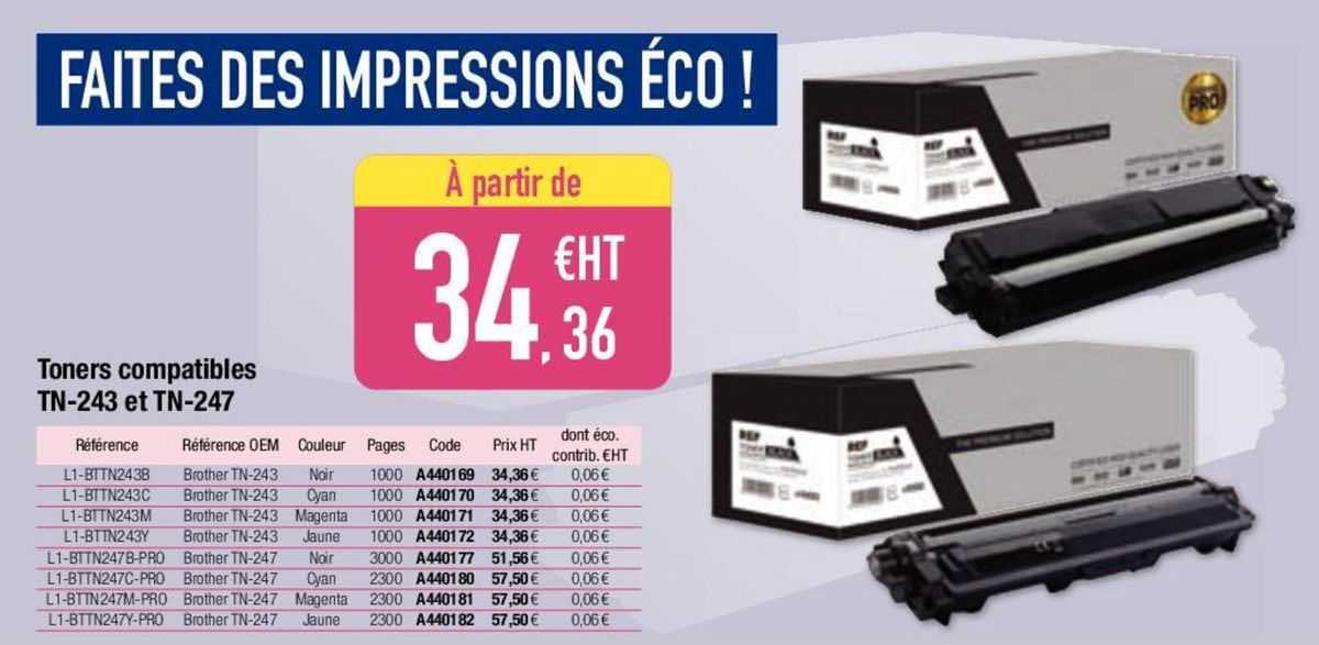 toners compatibles tn-243 et tn-247