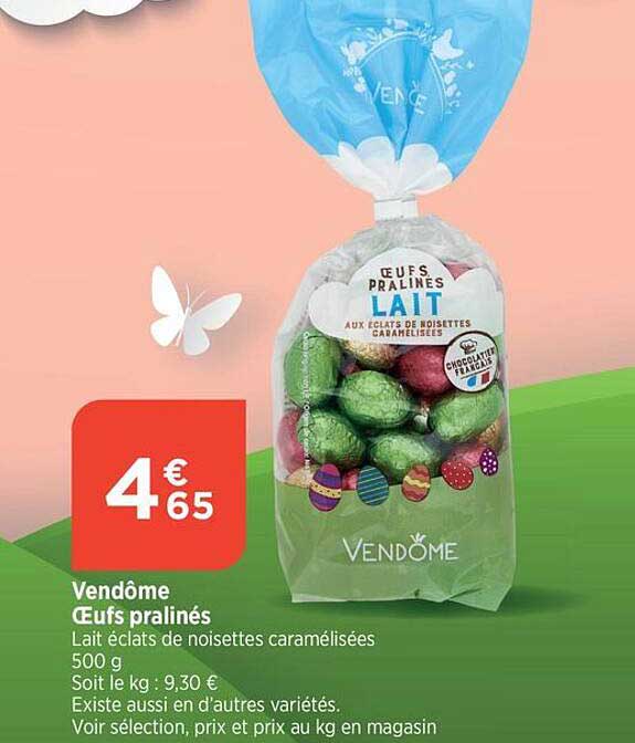 vendôme œufs pralinés