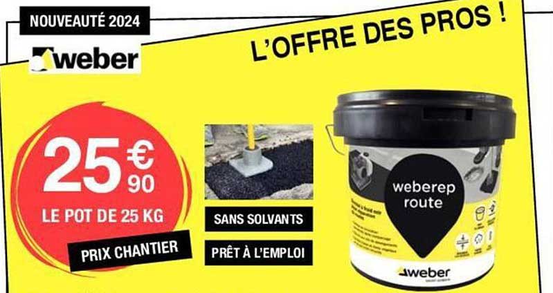 enrobé à froid noir weberep route