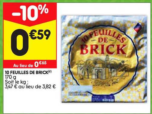 10 Feuilles De Brick