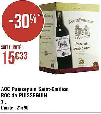 aoc puisseguin saint-émilion roc de uisseguin