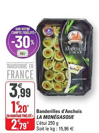 banderilles d'anchois la monégasque