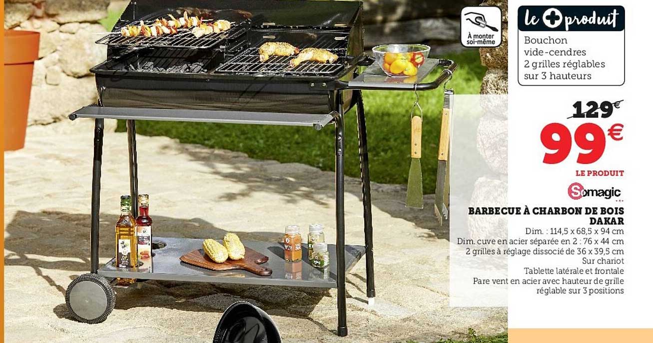 barbecue à charbon de bois dakar somagic