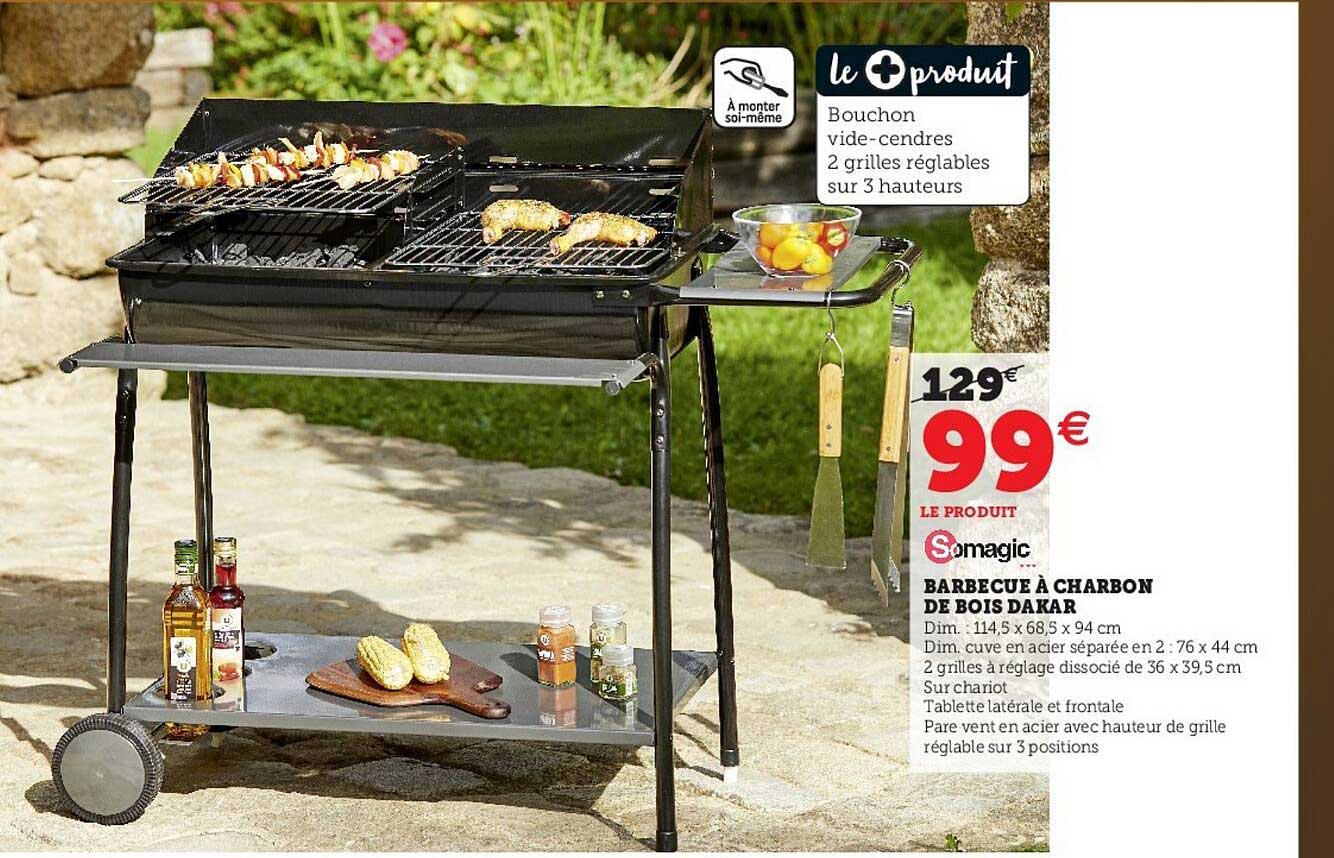 barbecue à charbon de bois dakar