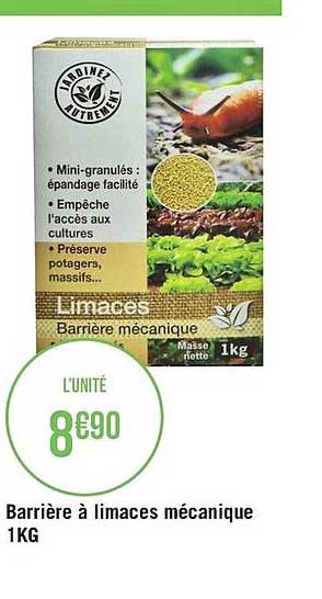 barrière à limaces mécanique 1kg