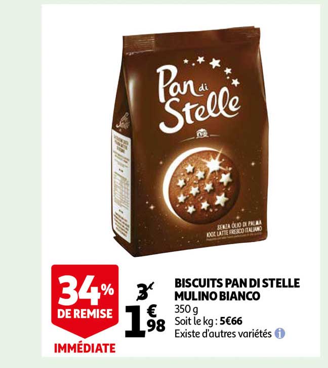 biscuits pan di stelle mulino bianco