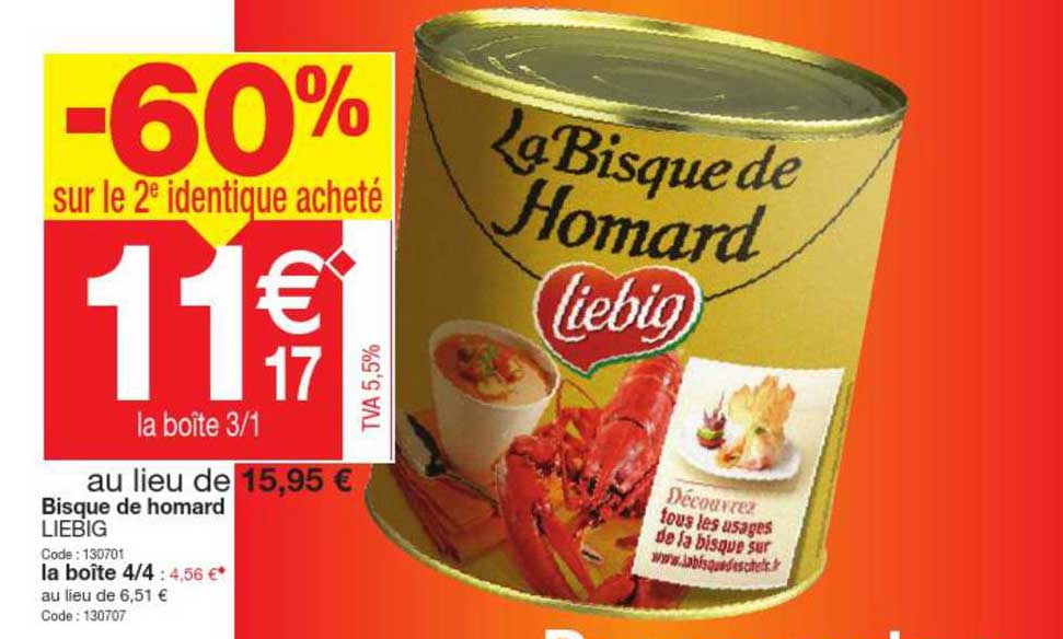 bisque de homard liebig