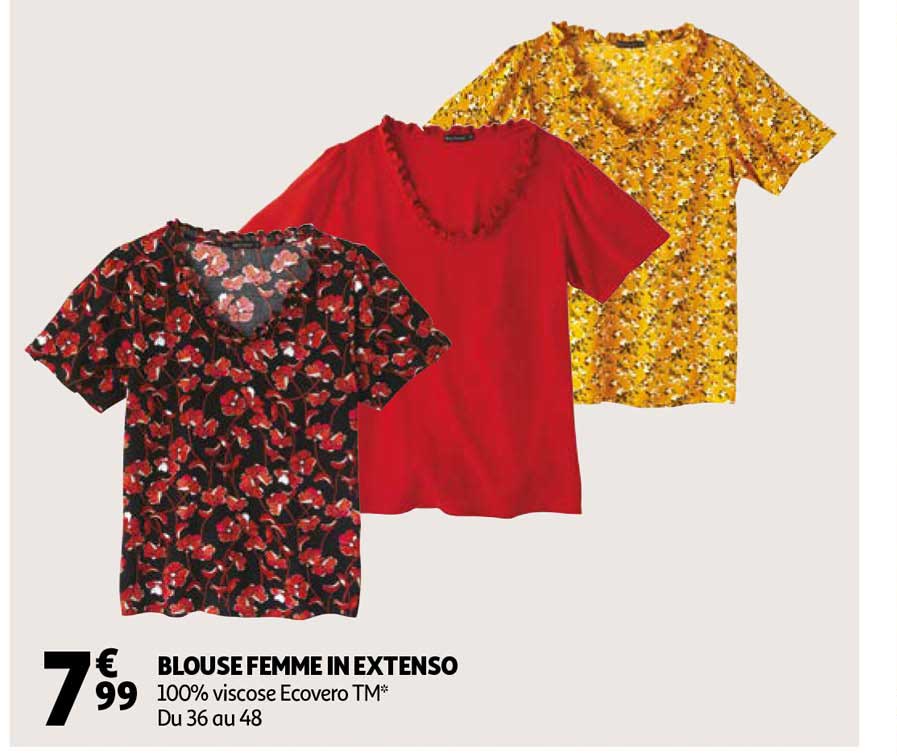 blouse femme in extenso