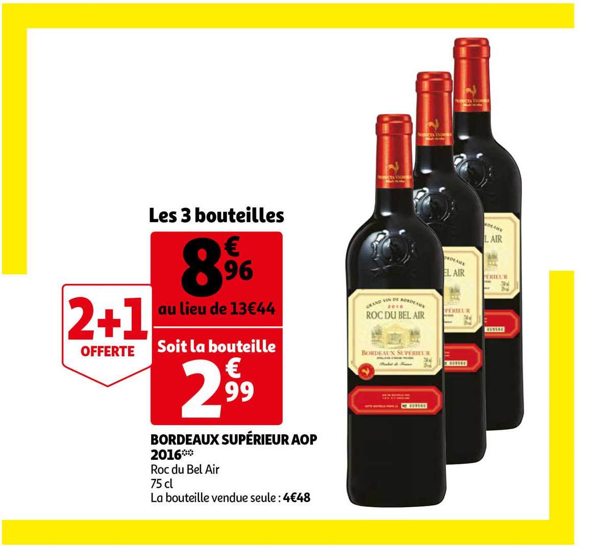 bordeaux supérieur aop 2016 roc du bel air