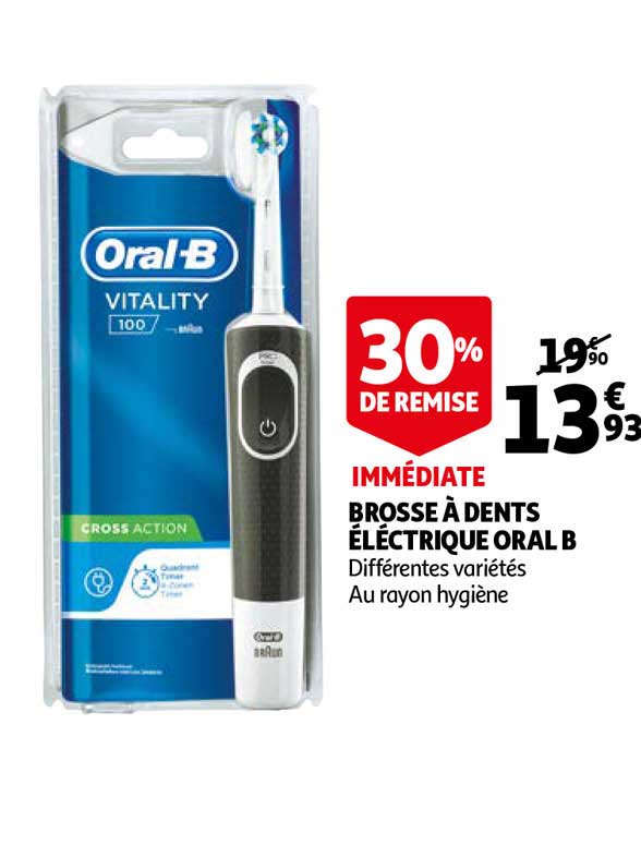 brosse à dents électrique oral b