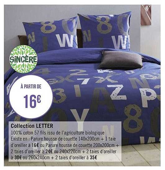 collection letter sincère