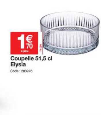 coupelle 51,5 cl elysia