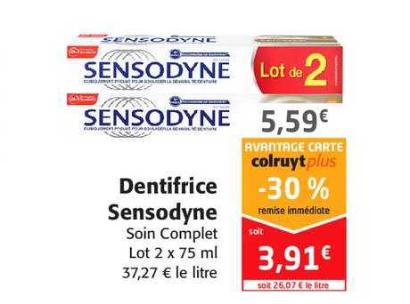 Dentifrice Sensodyne