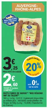 diots fumés de savoie "nos régions ont du talent"