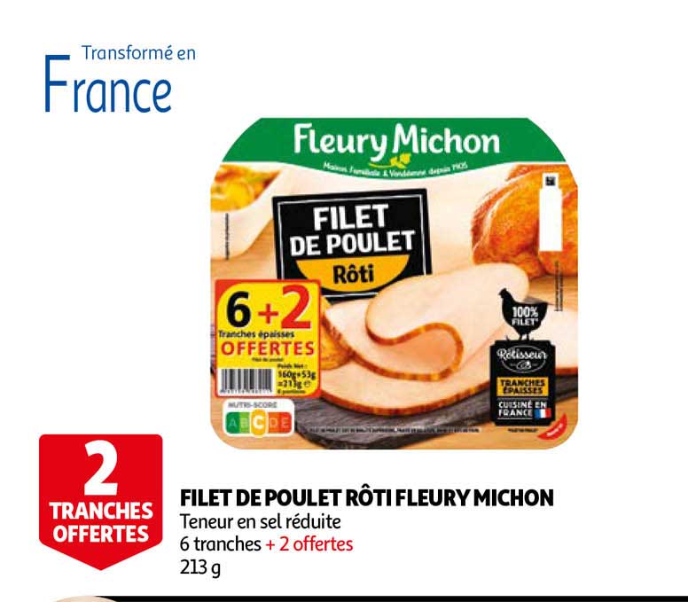filet de poulet rôti fleury michon