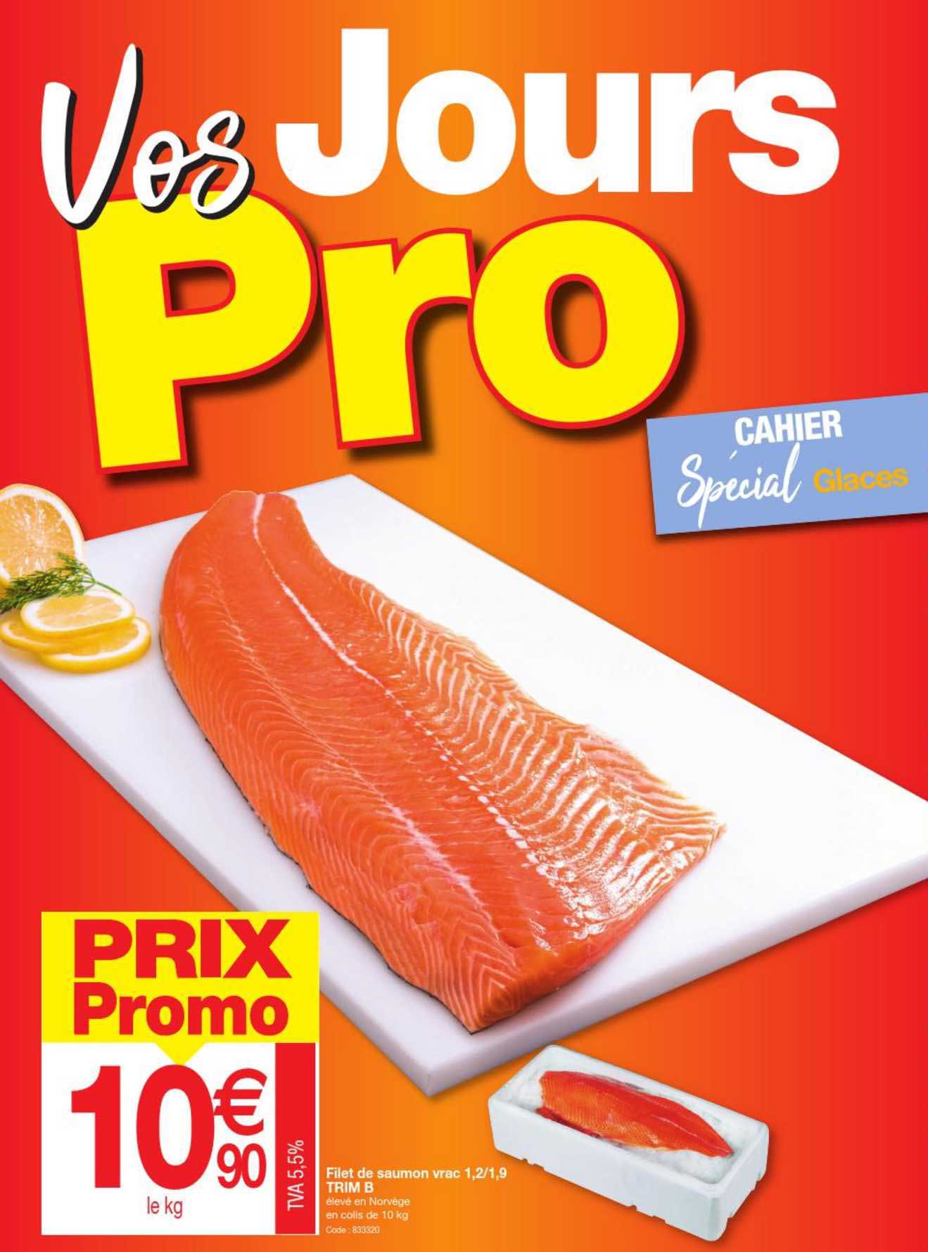 filet de saumon vrac trim b