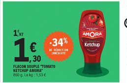 flacon souple "tomato ketchup amora"