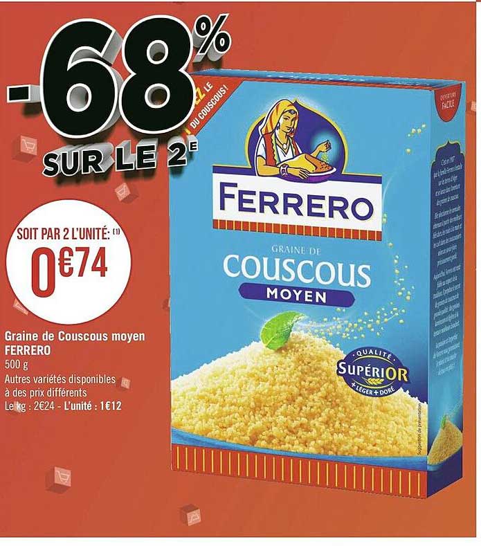 graine de couscous moyen ferrero