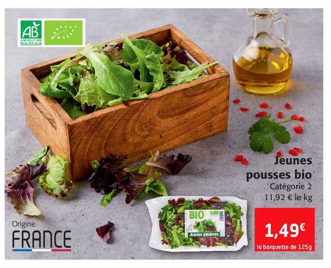 jeunes pousses bio