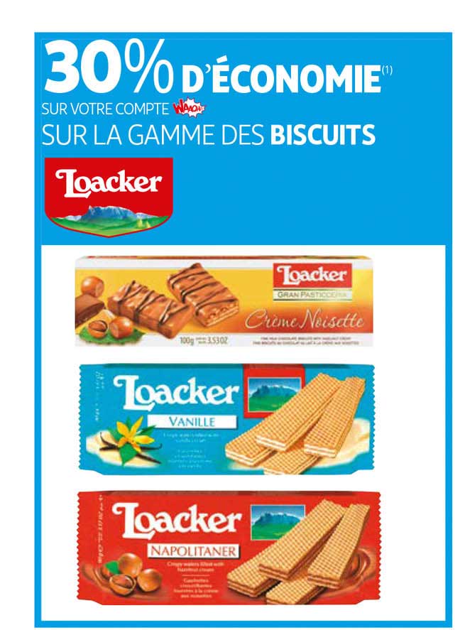 La Gamme Des Biscuits Loacker