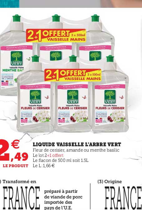 Liquide Vaisselle L'arbre Vert