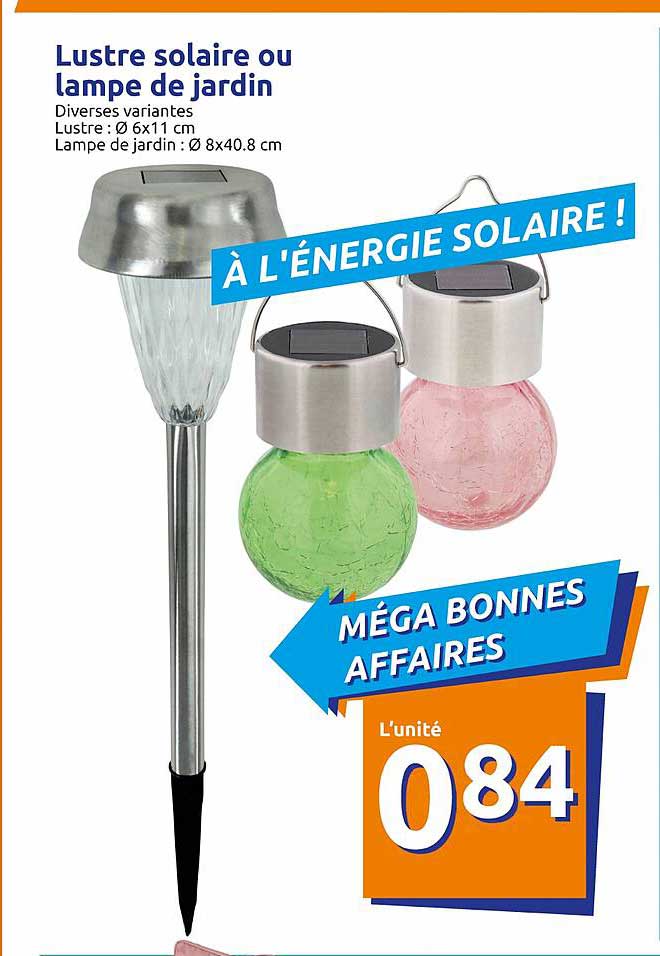 Lustre Solaire Ou Lampe De Jardin